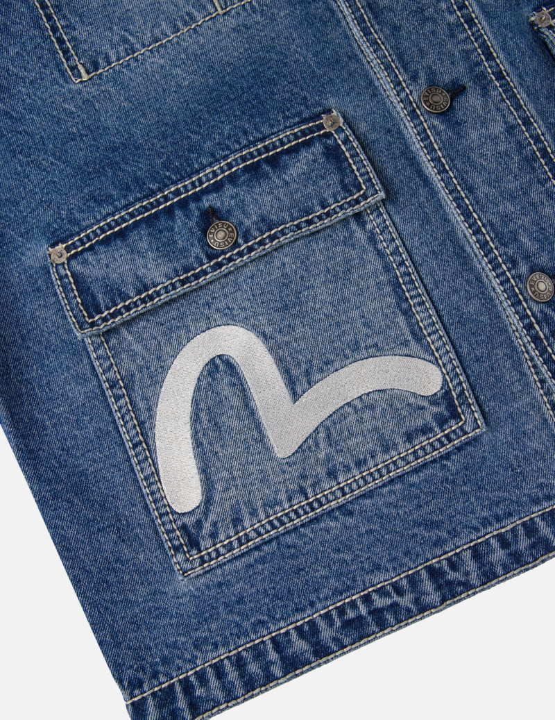 EVISU X GDC Embroidery Relax Fit Denim Jacket 8