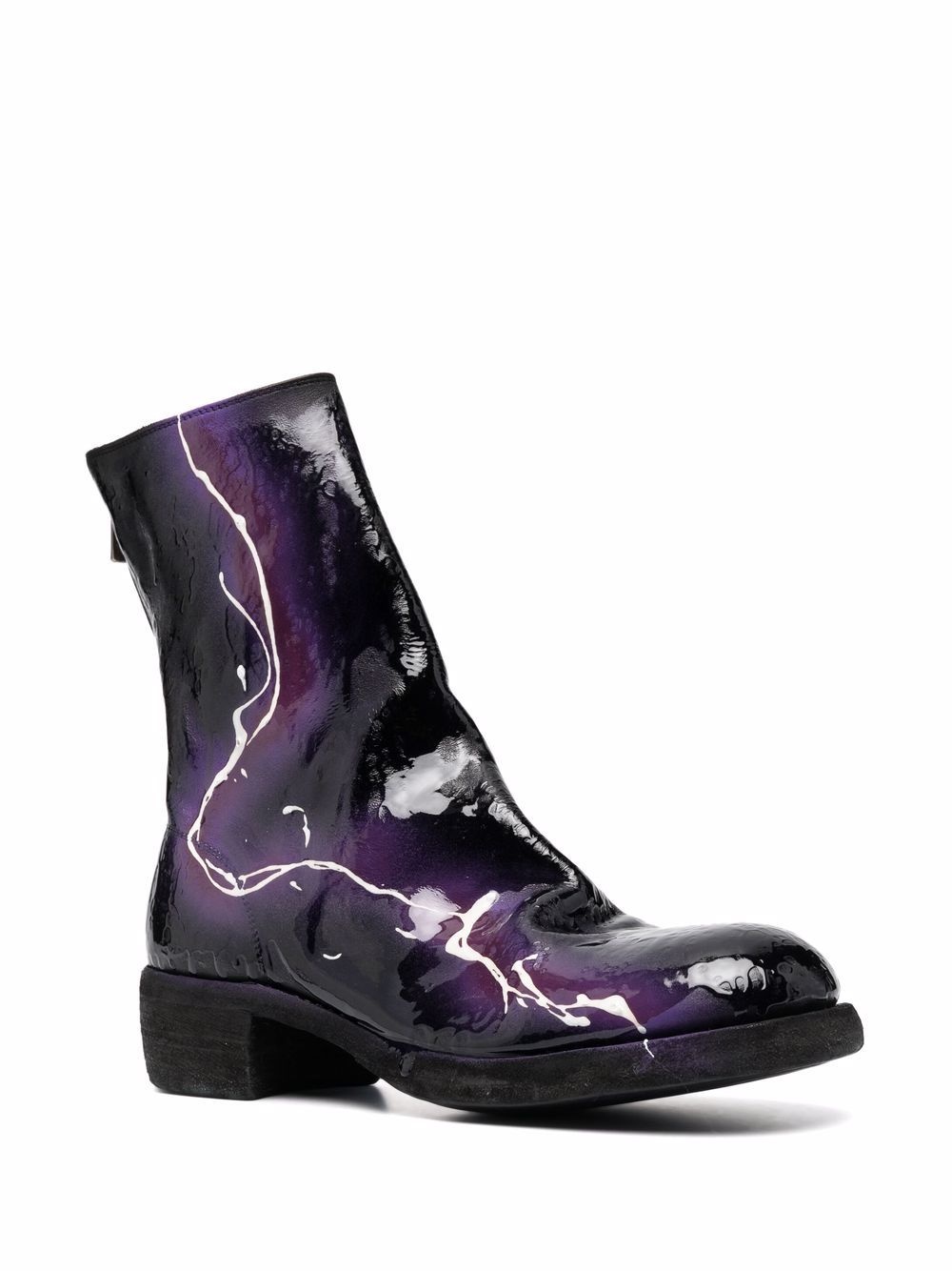 high-shine finish ankle boots - 2