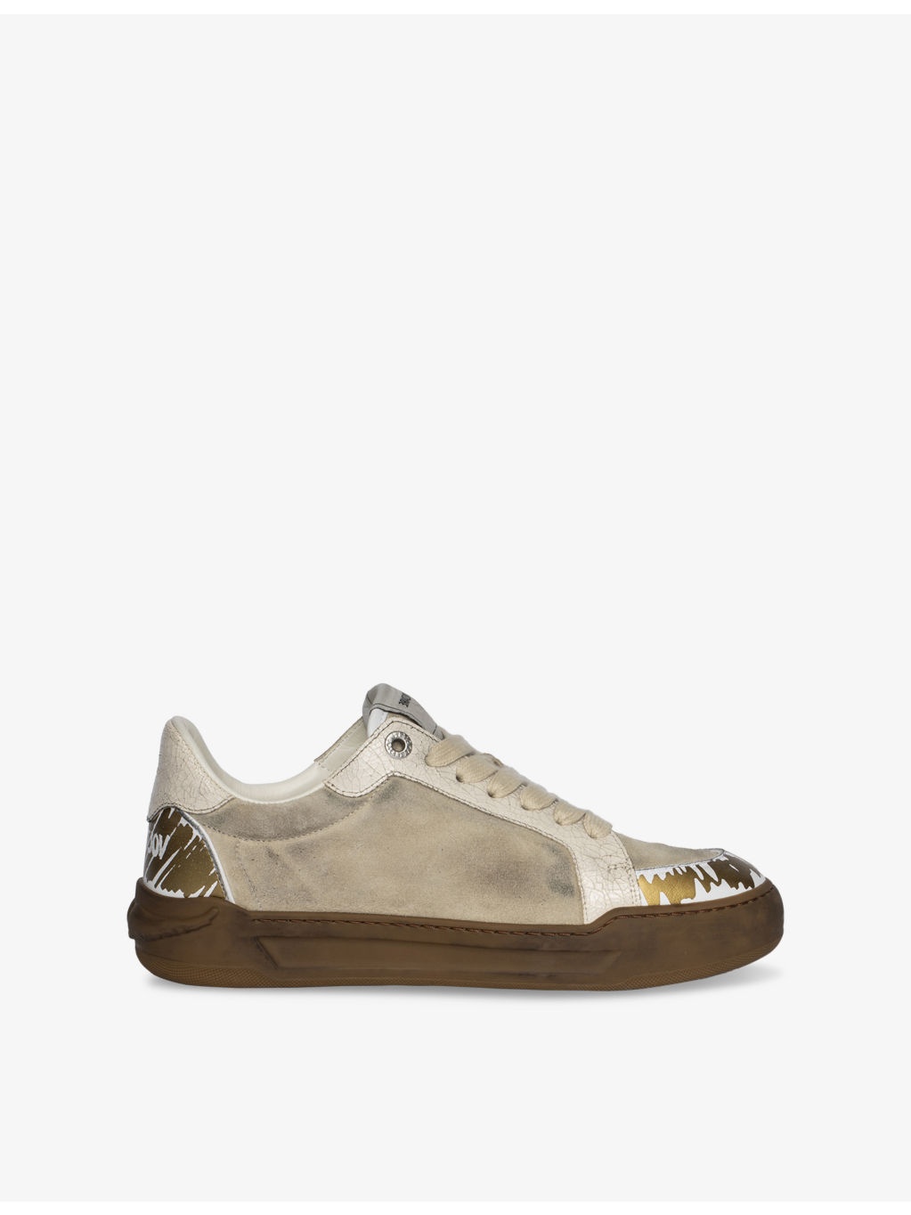 Fly Wings Leather Low-Top Trainers - 3
