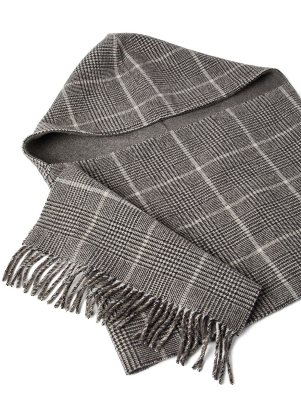checked cashmere scarf - 2