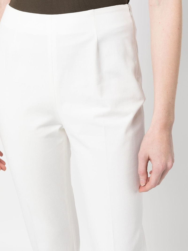 cropped tapered-leg trousers 5