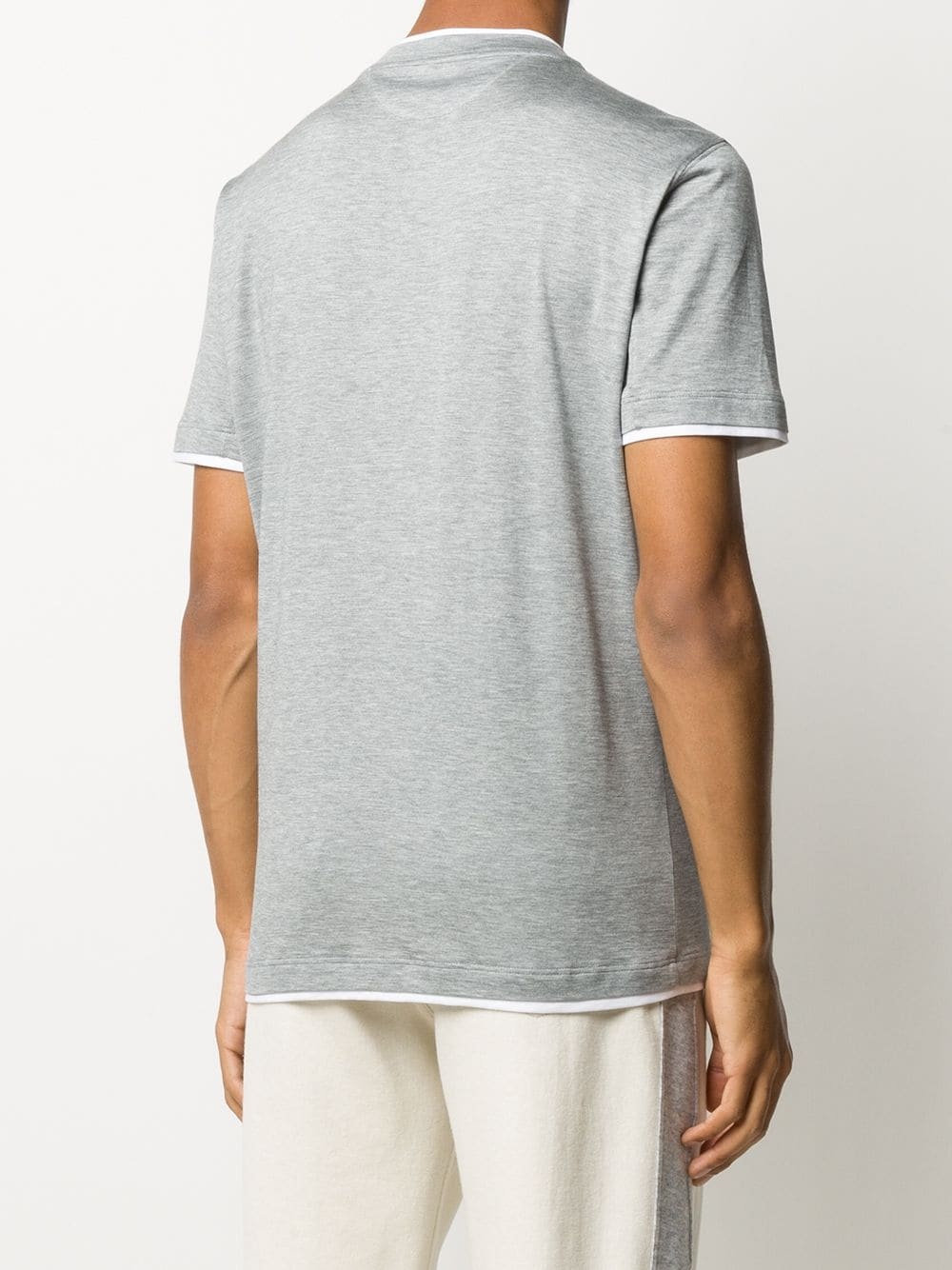 layered-effect T-shirt - 4