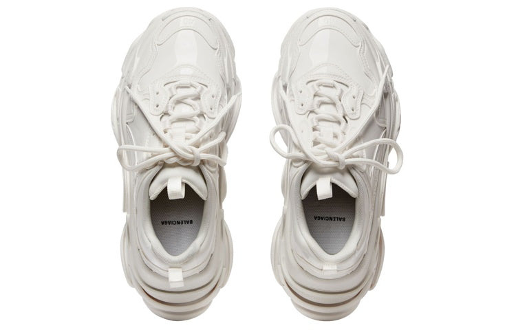 (WMNS) Balenciaga Triple S Sneakers 'White Rubber' 734953W2PAA9000 - 4