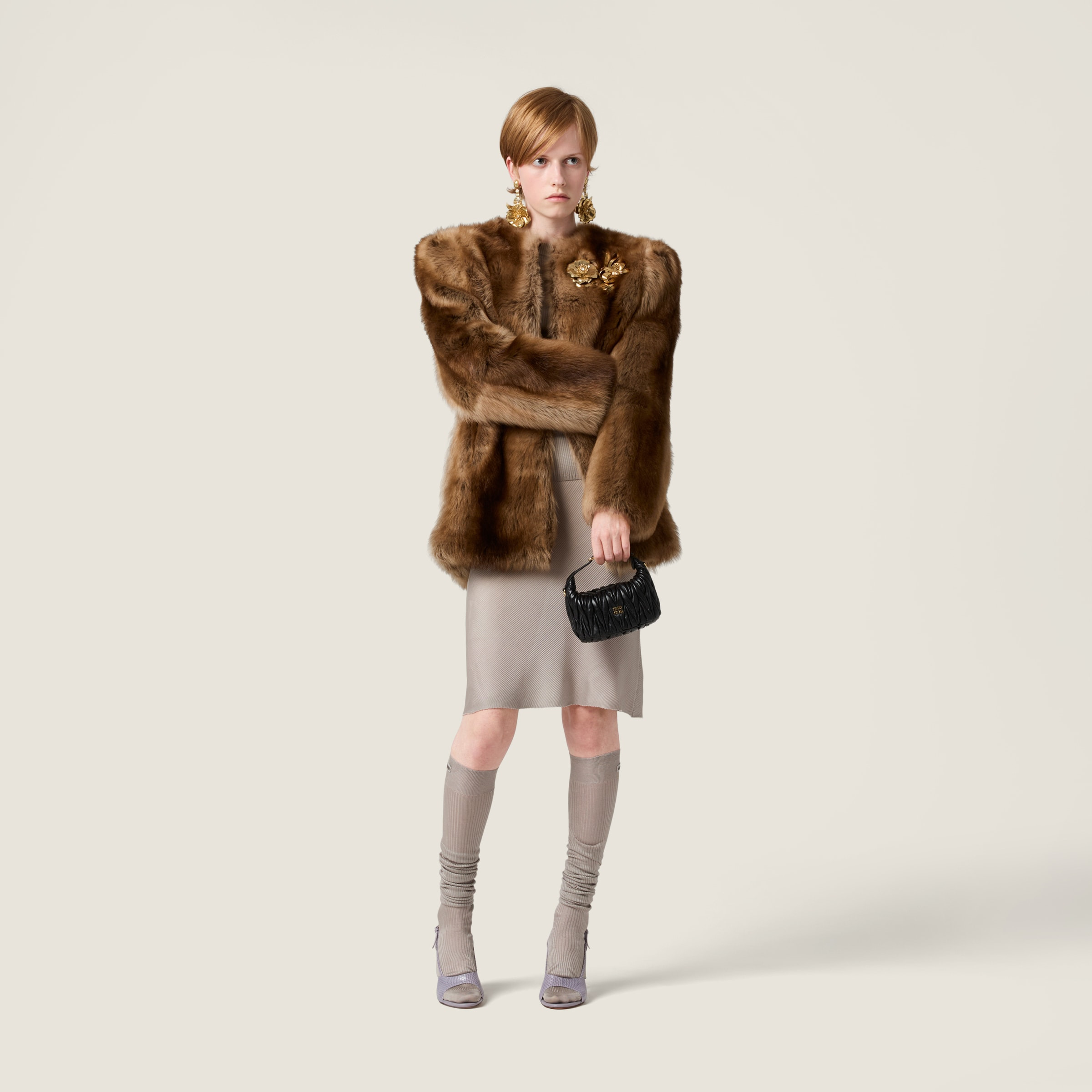 Shearling fur jacket - 2