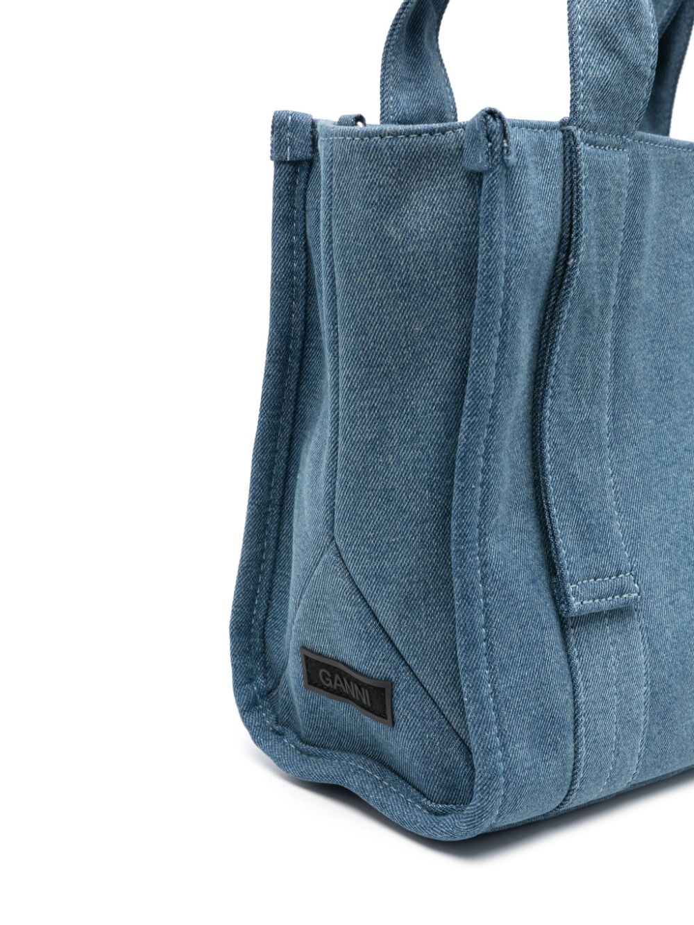 Tech denim tote bag - 4