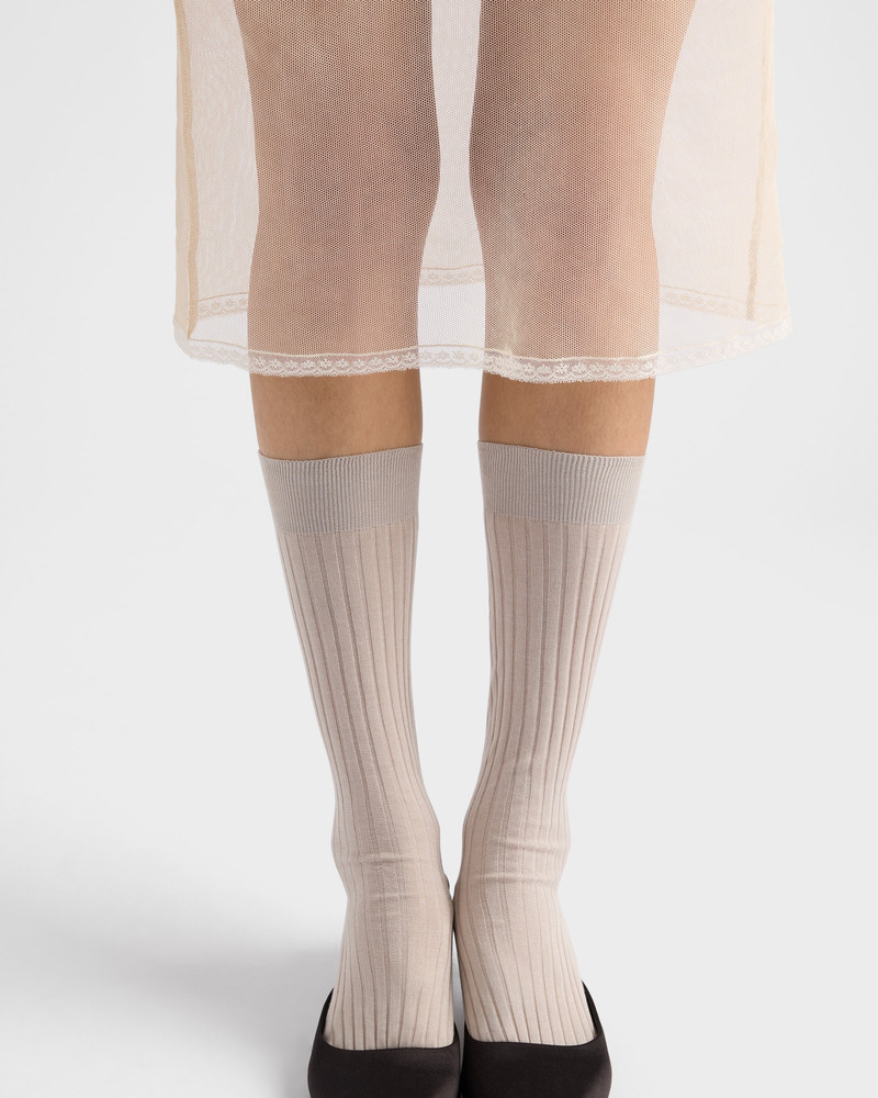 Cotton tulle slip 4