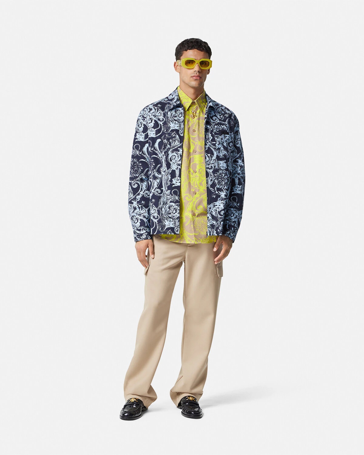 Barocco Stencil Blouson Jacket - 2