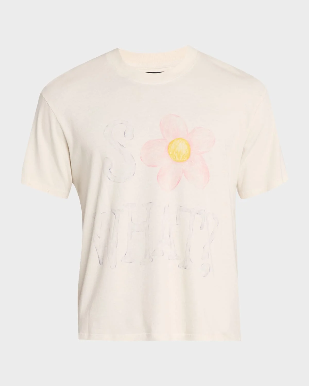 Men's So What Fitted Cotton T-Shirt - 1