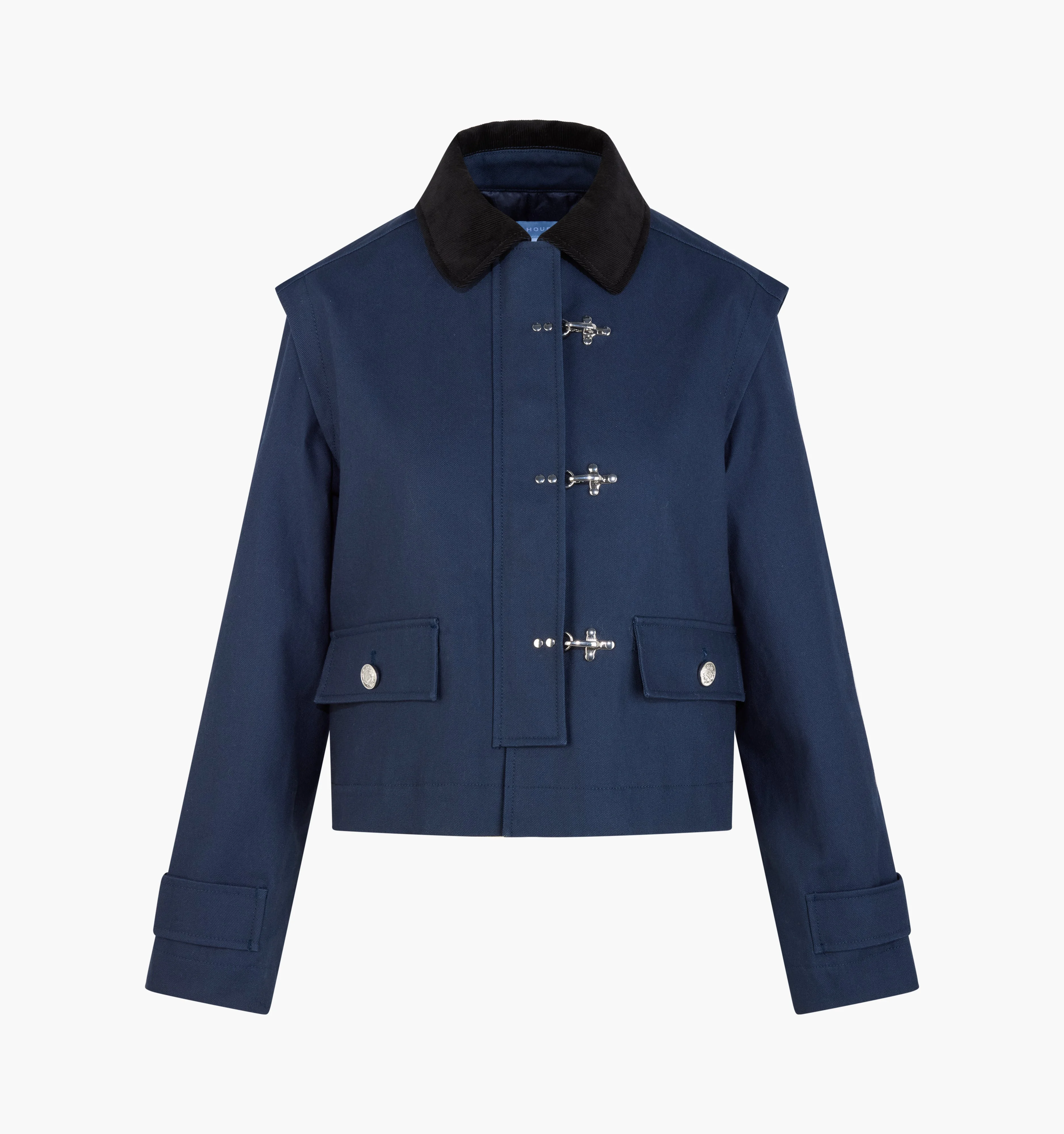 The Clarisse Jacket - Navy - 1