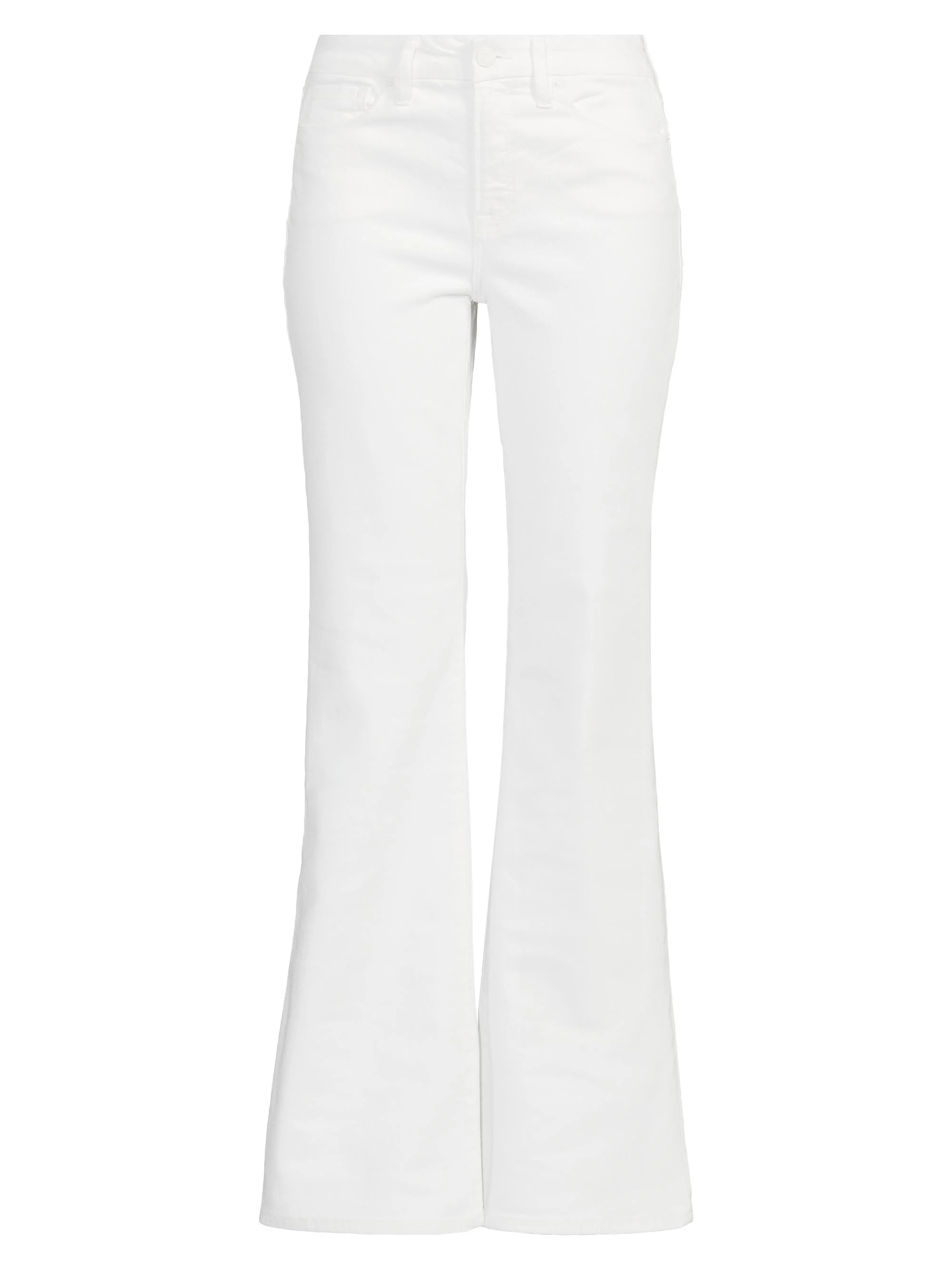 Women's Good Legs Flare Jeans - White - 1