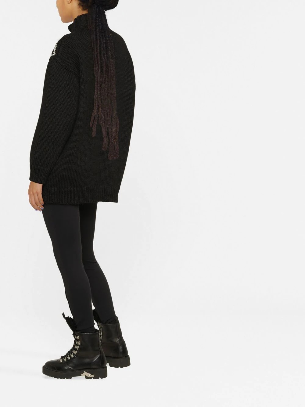 intarsia rollneck jumper - 3