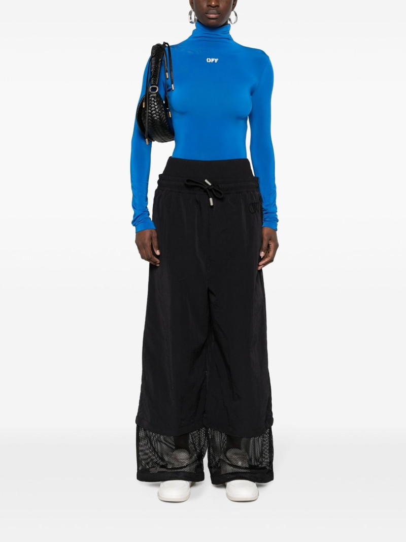 Off-White high-waist wide-leg trousers outlook