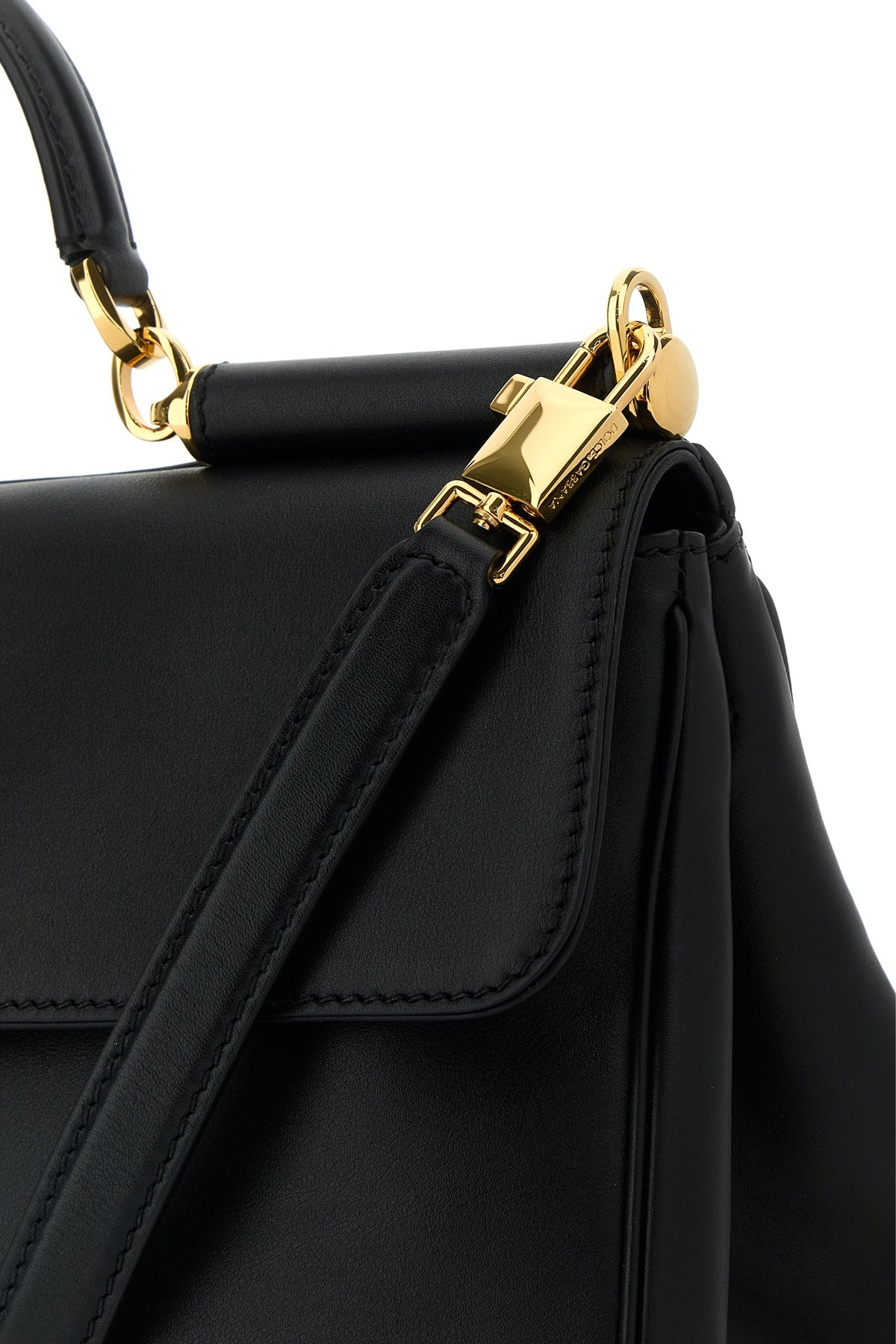 Black leather My Sicily handbag - 4
