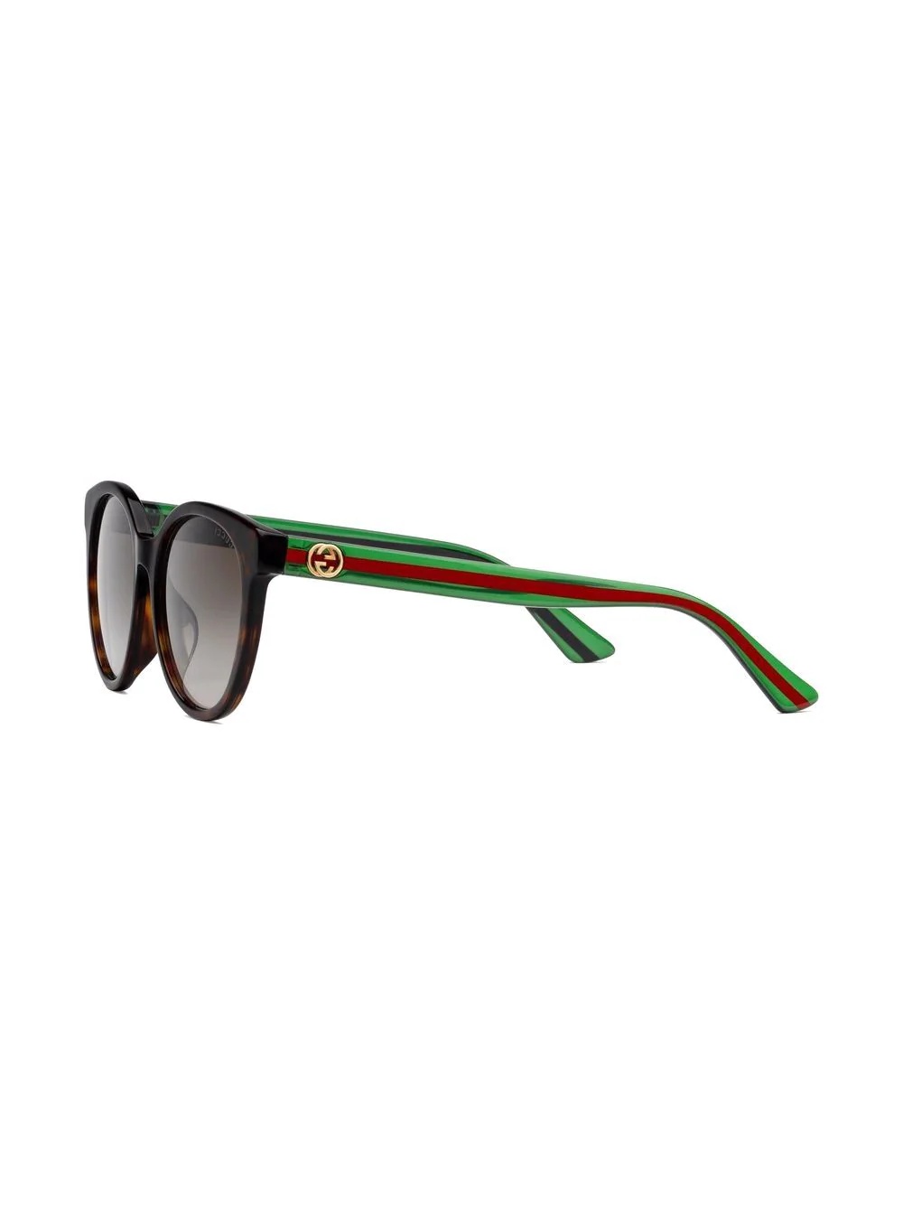 tortoiseshell-effect round sunglasses - 2