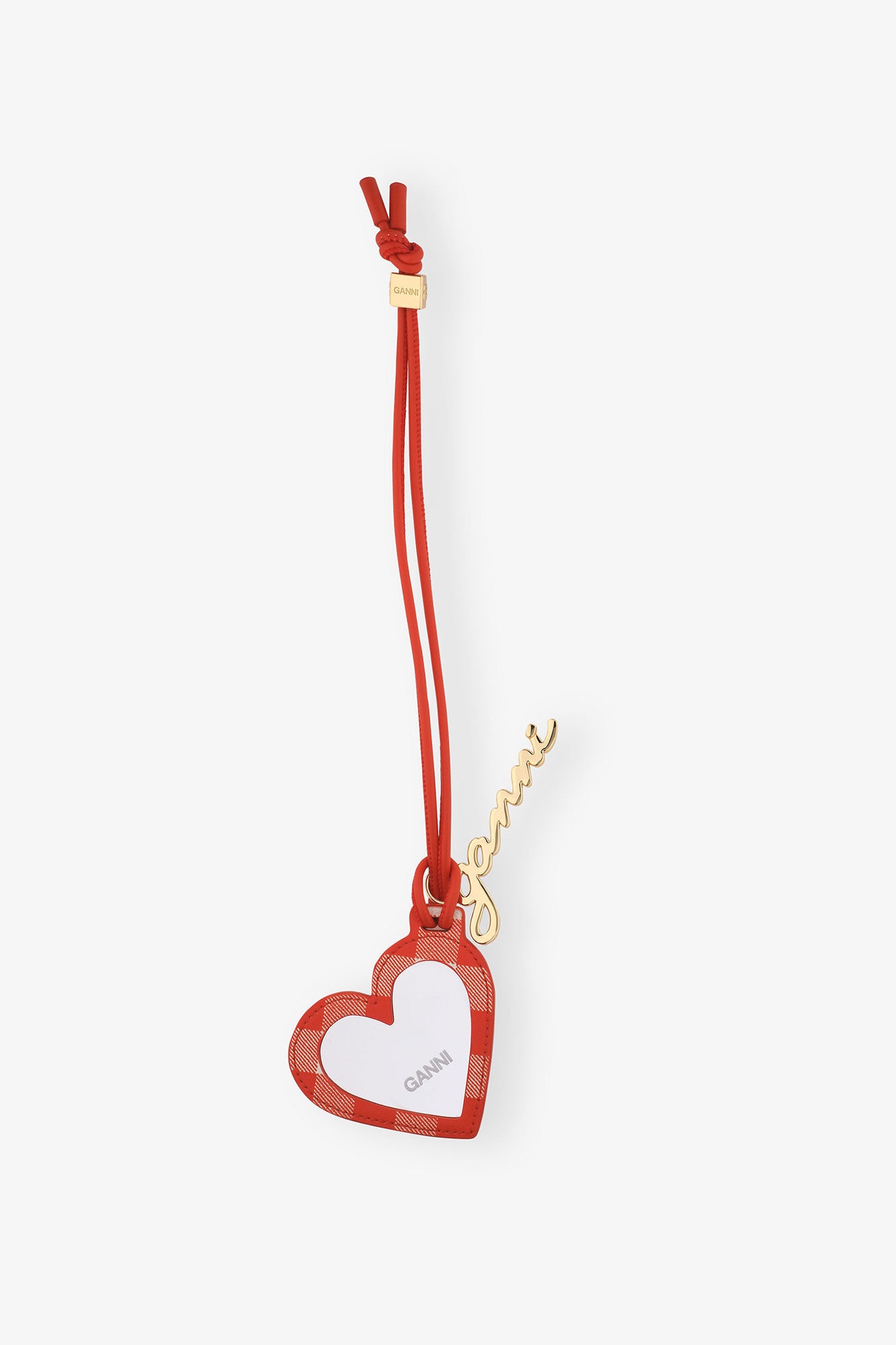 RED GANNI BOU HEART MIRROR 2
