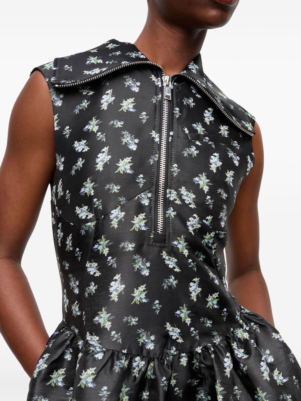 floral-print dress - 4