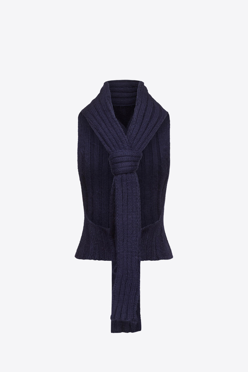 AREA SLEEVELESS TWISTED KNIT TOP outlook
