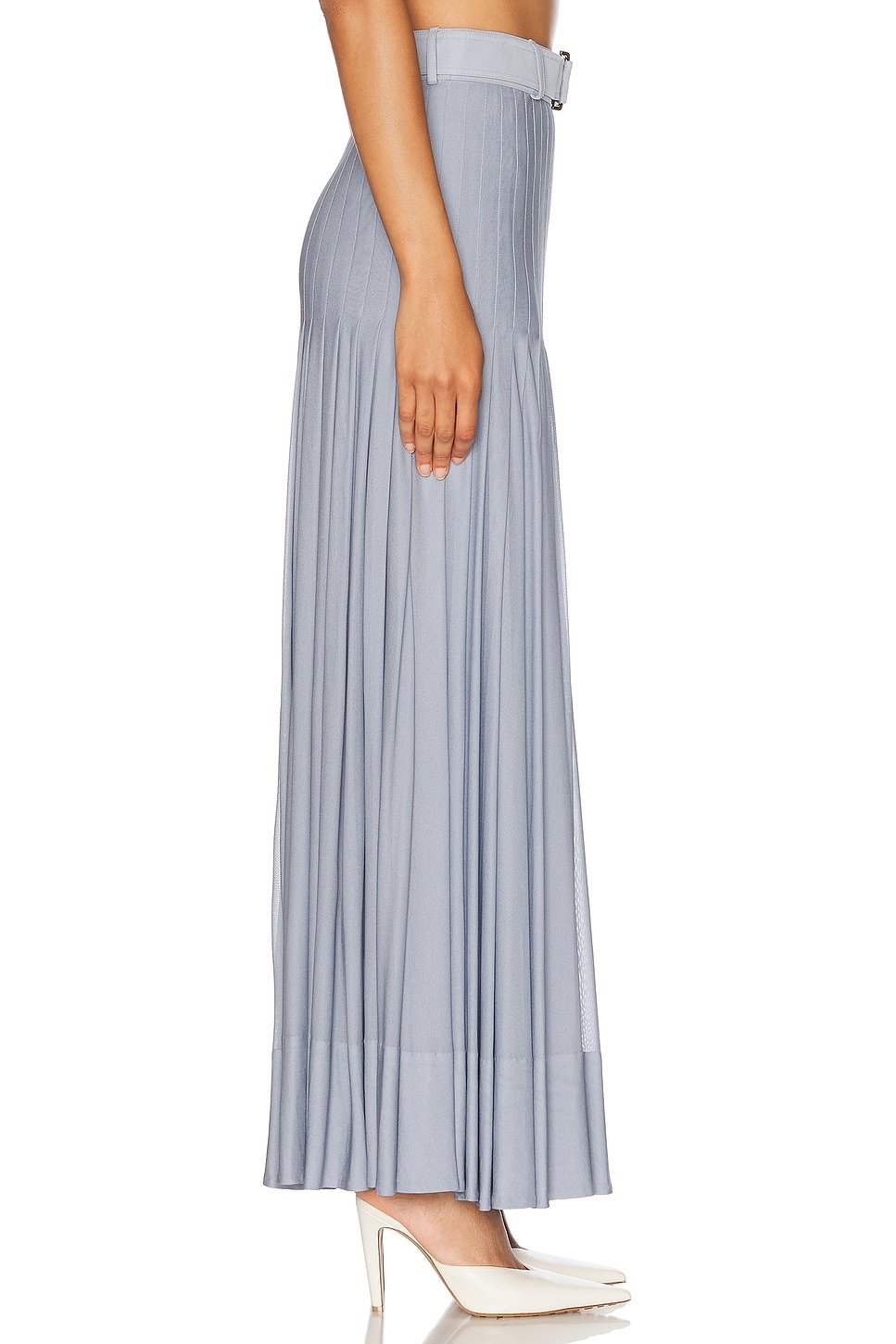 Pleated Long Skirt - 2