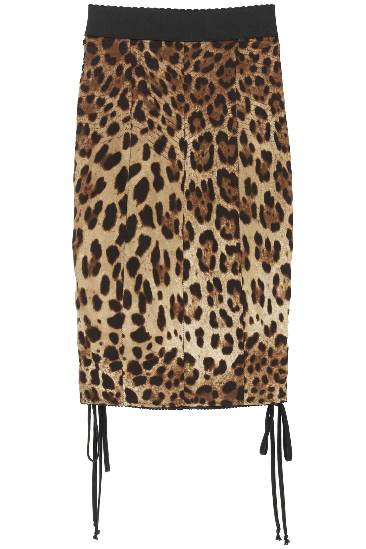 LEOPARD PRINT PENCIL SKIRT - 1