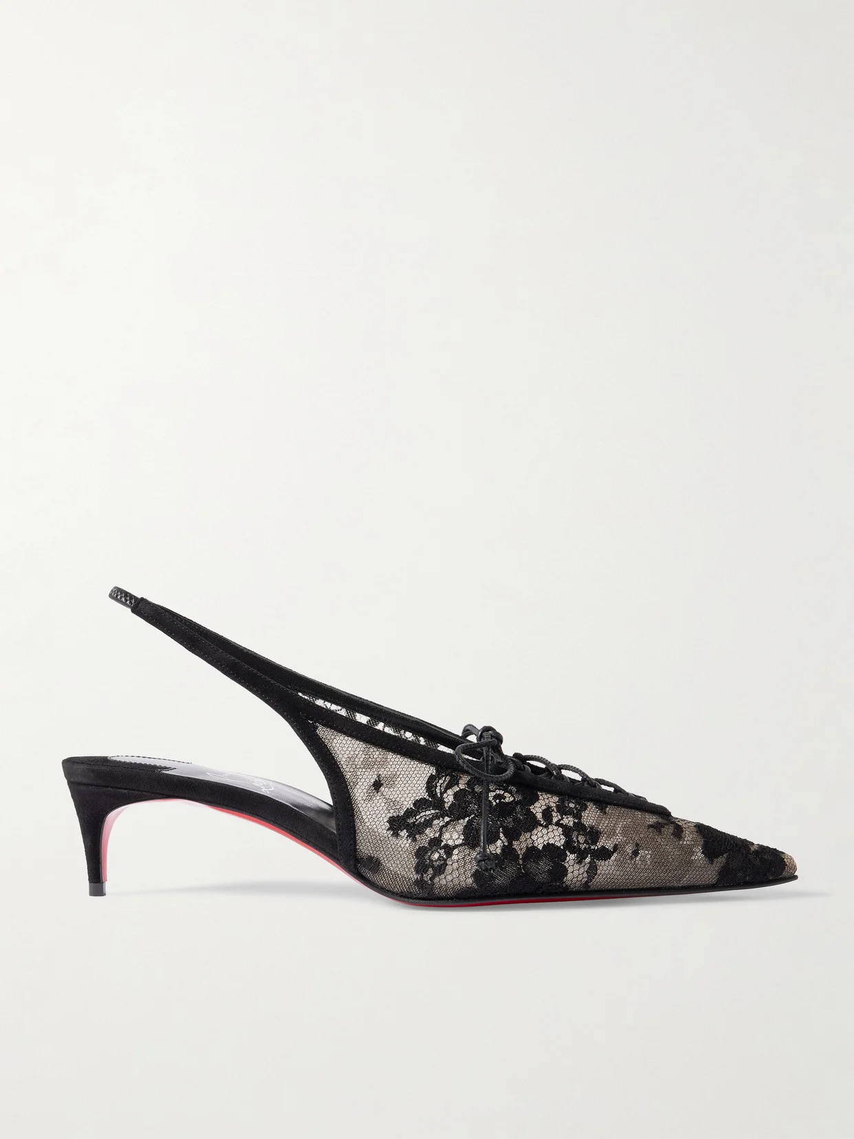 Km 45 Lace Slingback Pumps - 1