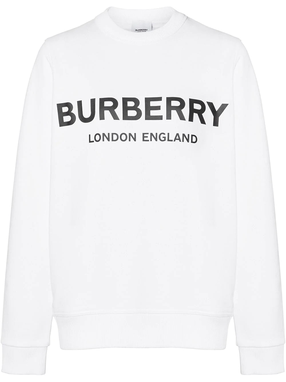 logo print sweatshirt - 1