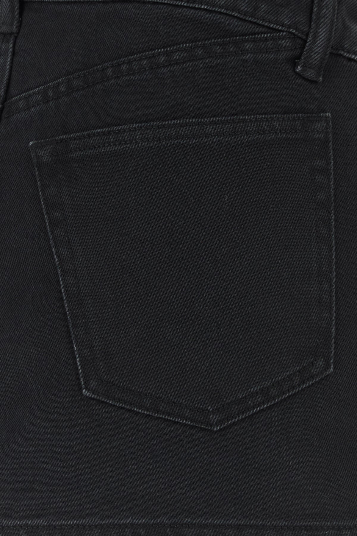 Black denim mini skirt - 3