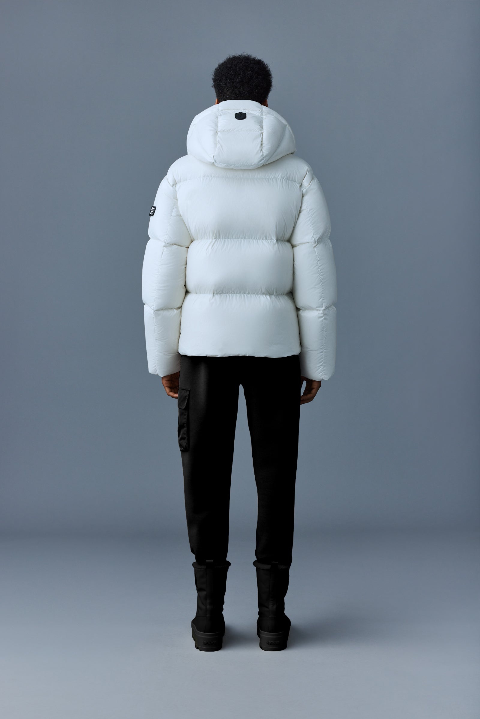 KENT-Z lustrous down jacket with hood - 4