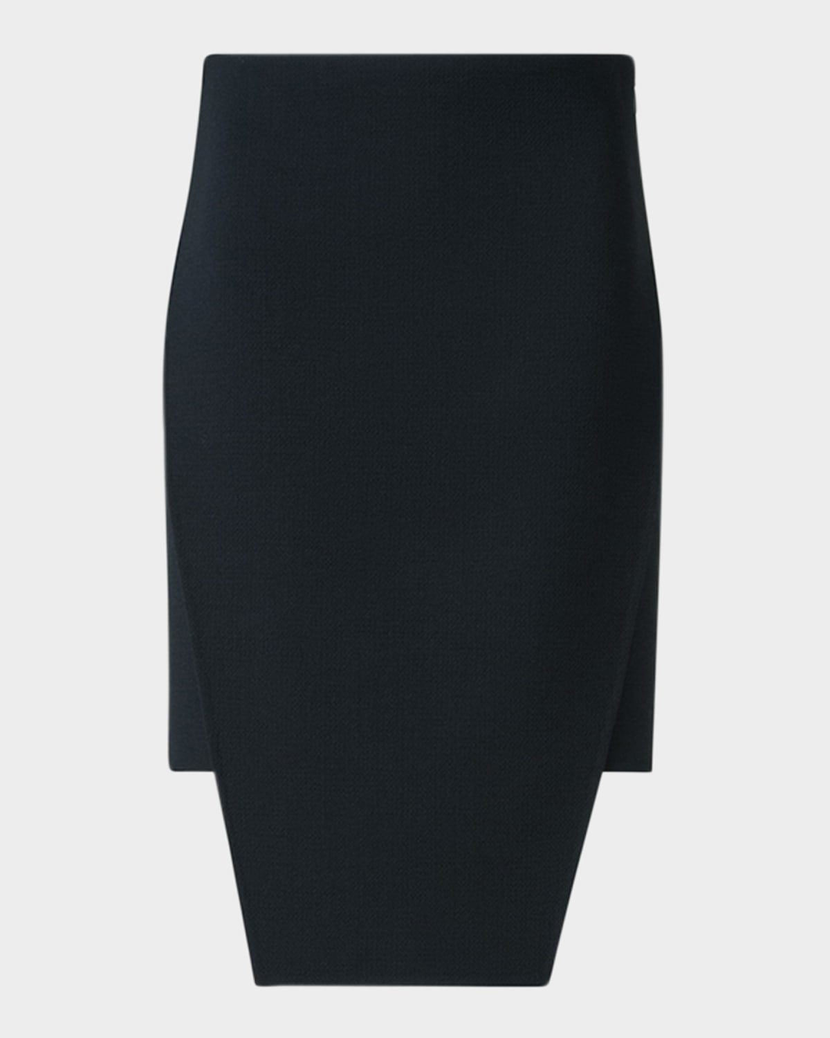 Trapezoid Apron Mini Skirt - 1