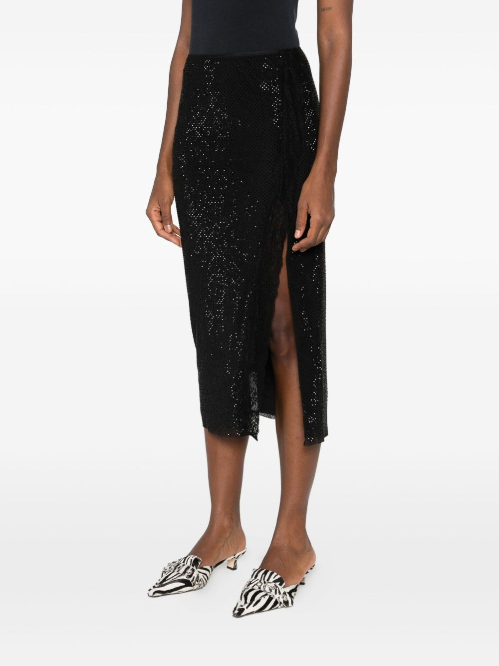 crystal-embellished skirt - 3