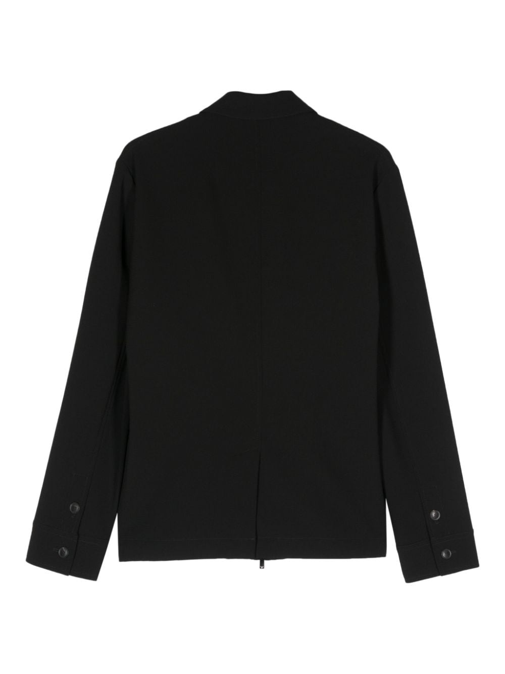 waffle-effect zip-up jacket - 2