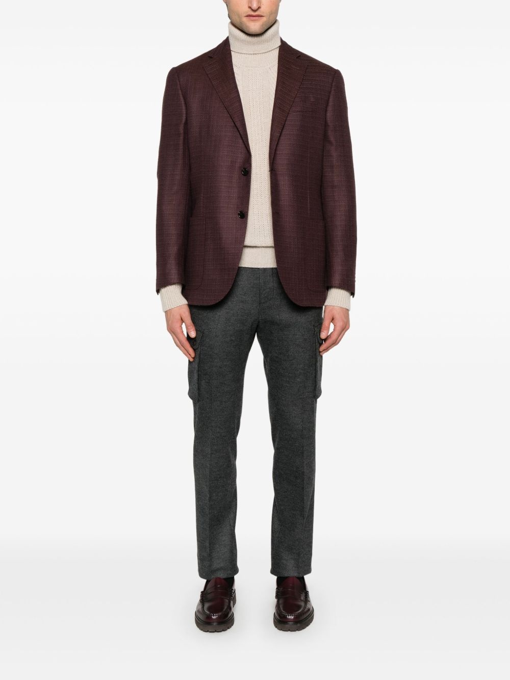 drawstring cargo pants - 2