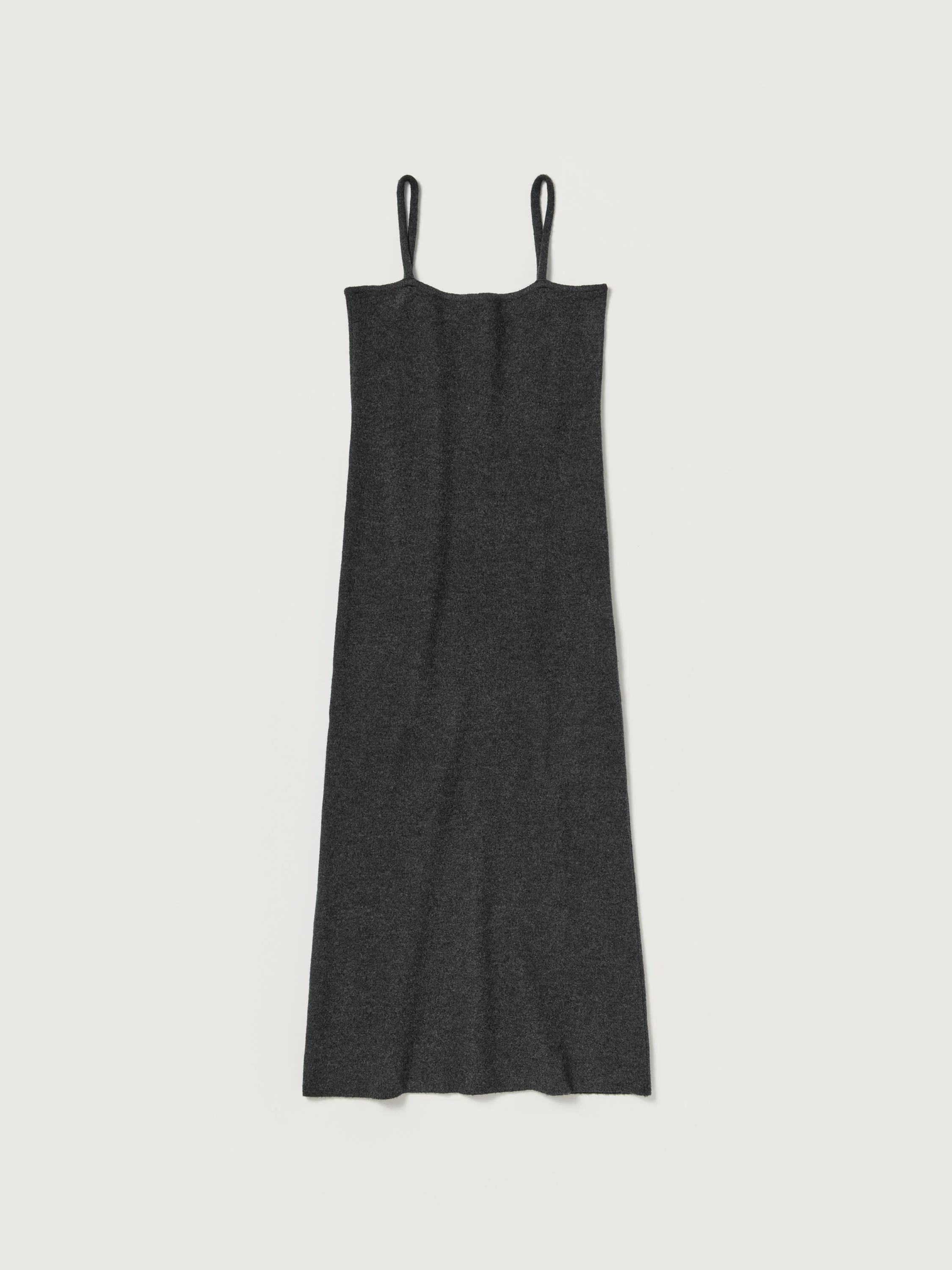 SMOOTH FULLED WOOL KNIT DRESS - 1
