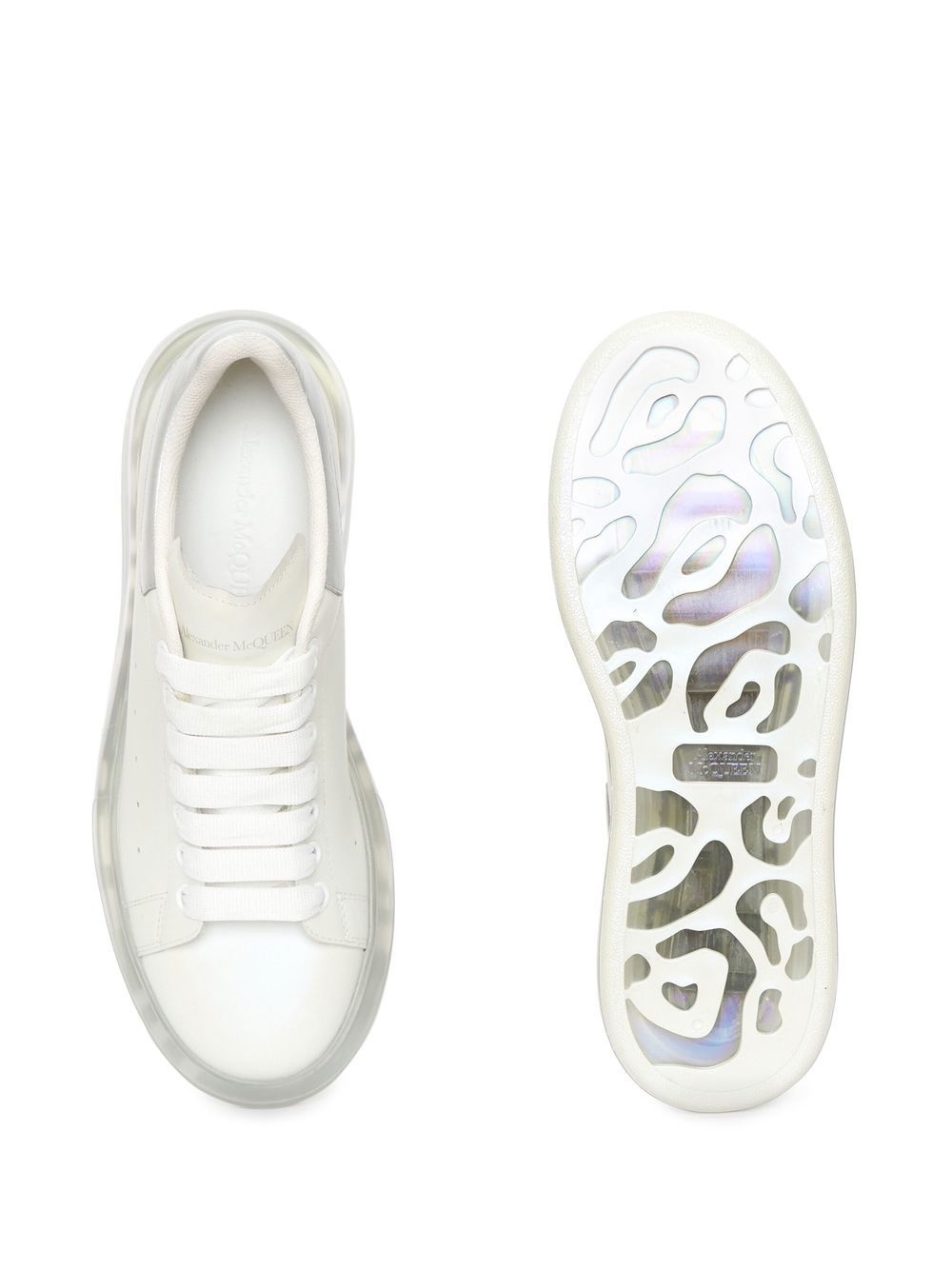 Oversized lace-up sneakers - 4