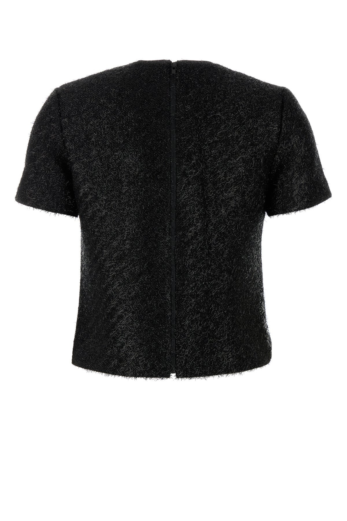 Black polyester blend top - 2