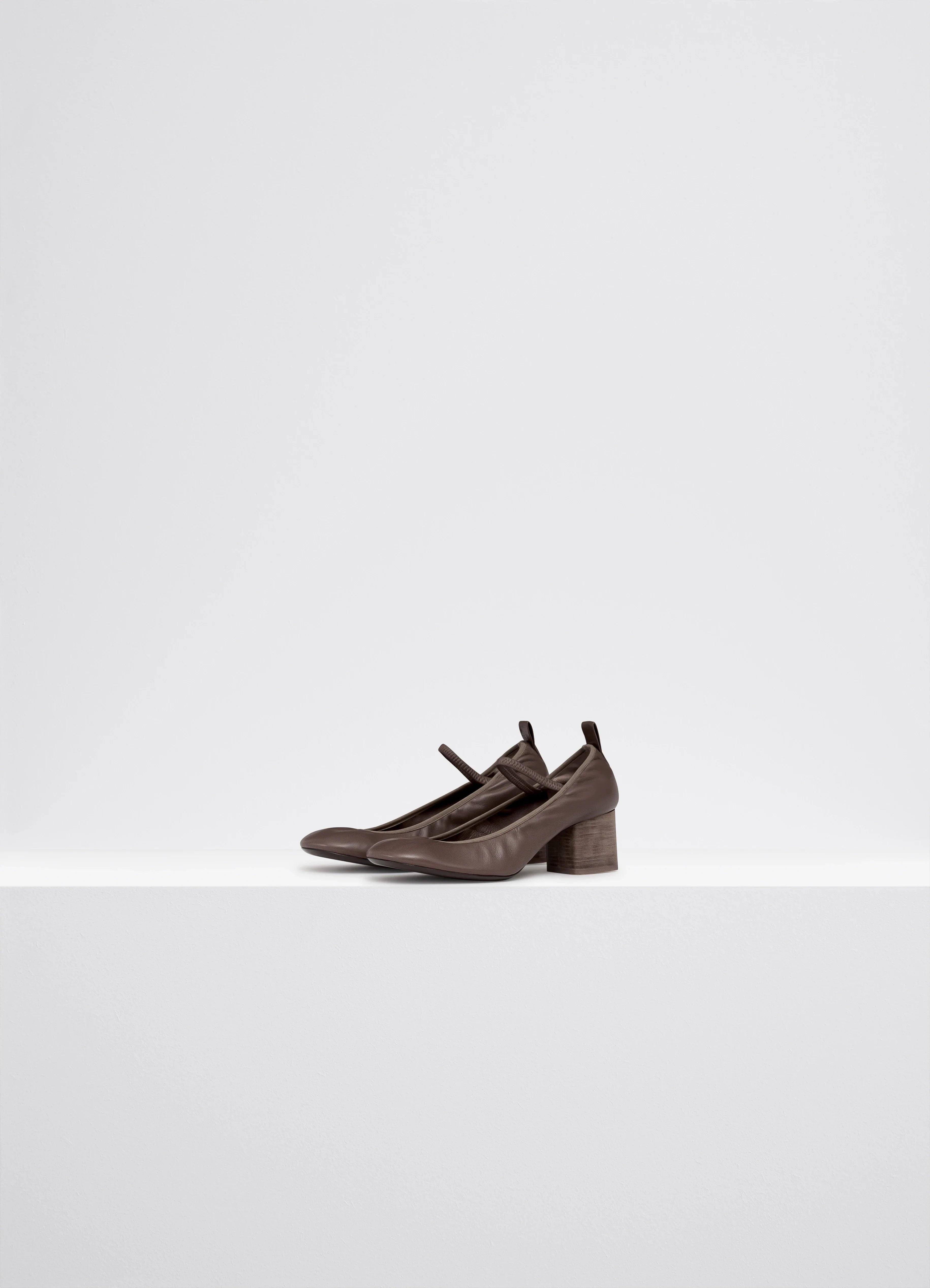 SQUARE BALLERINA WITH 55MM HEEL - 4