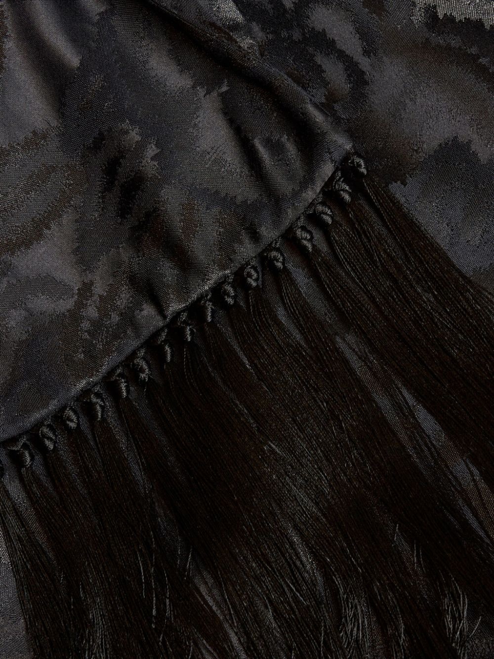 jacquard scarf jacket - 3