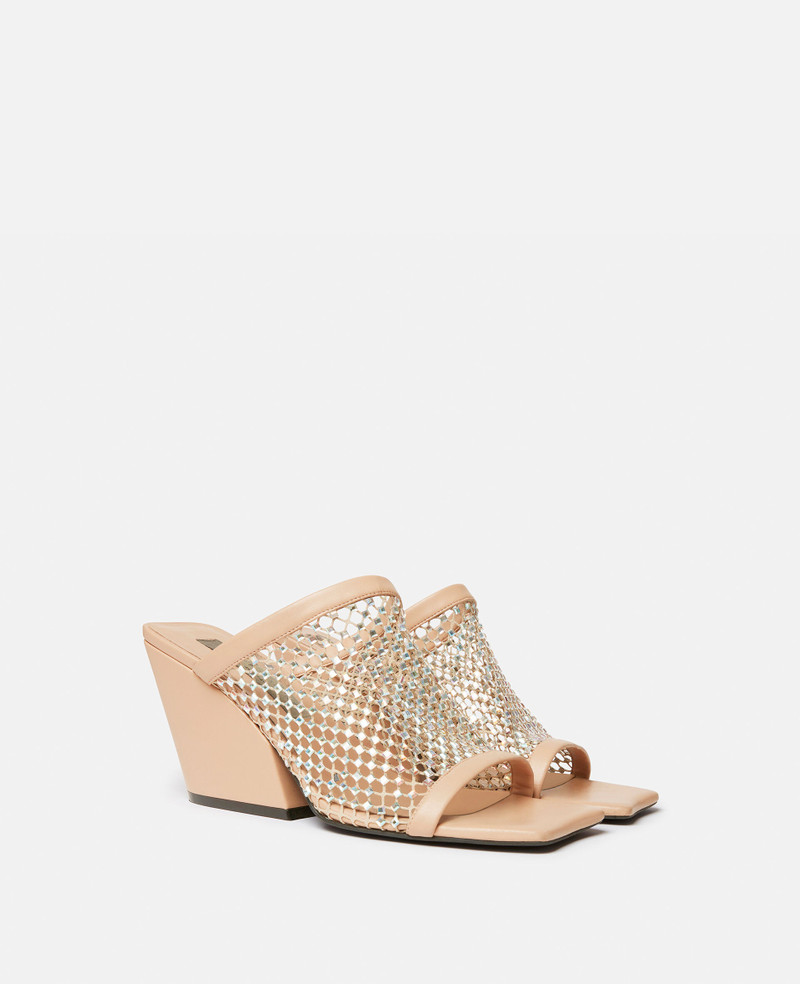 Stella McCartney Crystal Mesh Mules outlook