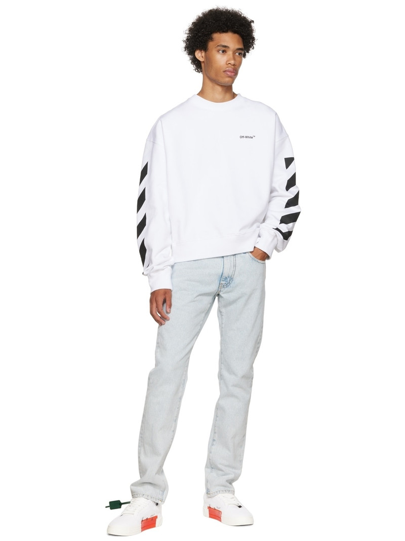 Off-White White Diag Sweatshirt outlook