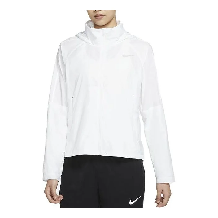 (WMNS) Nike Shield Running Long Sleeves White Jacket CU3386-100 - 1