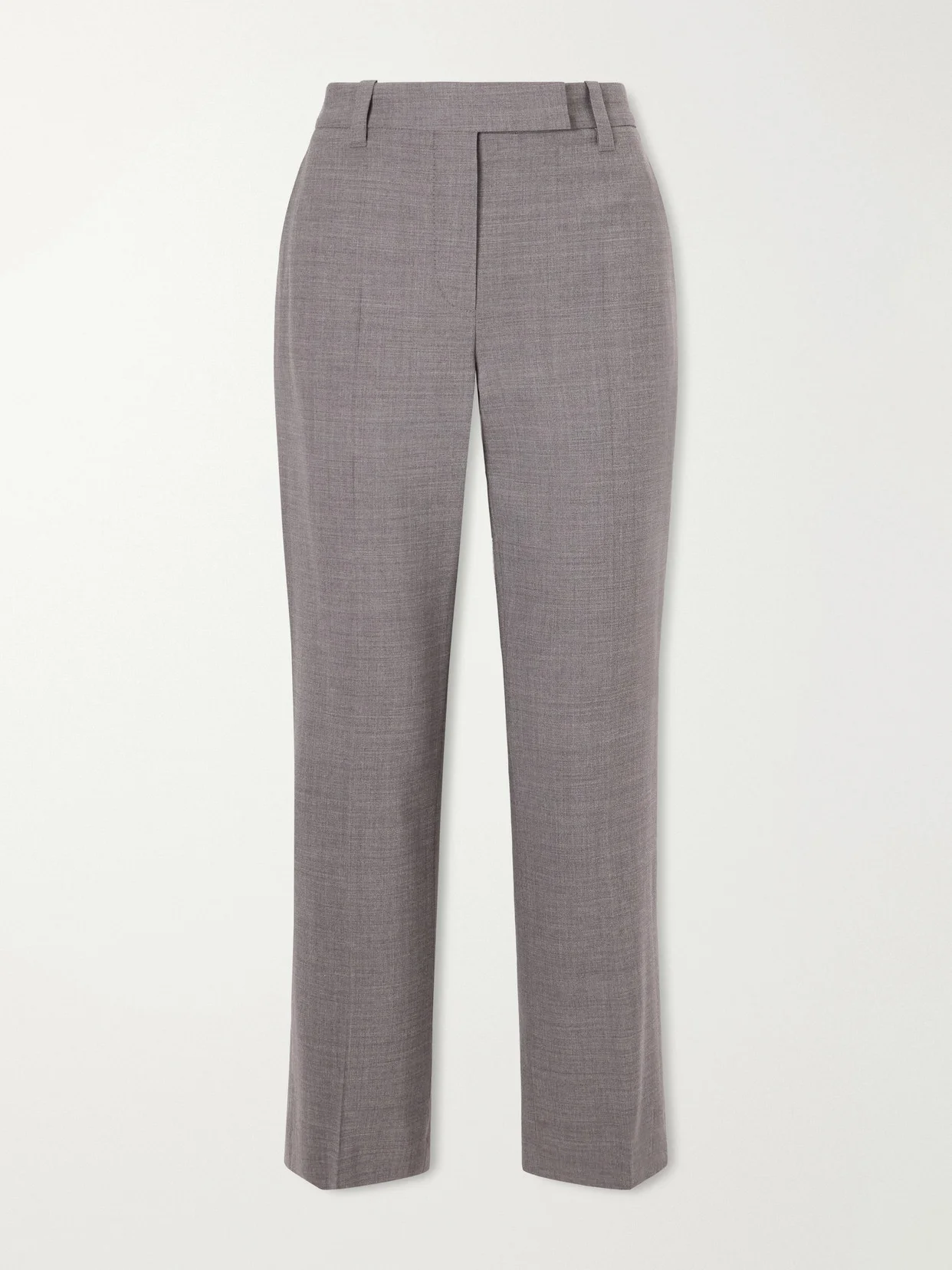 Tapered Wool-blend Straight-leg Pants - 1