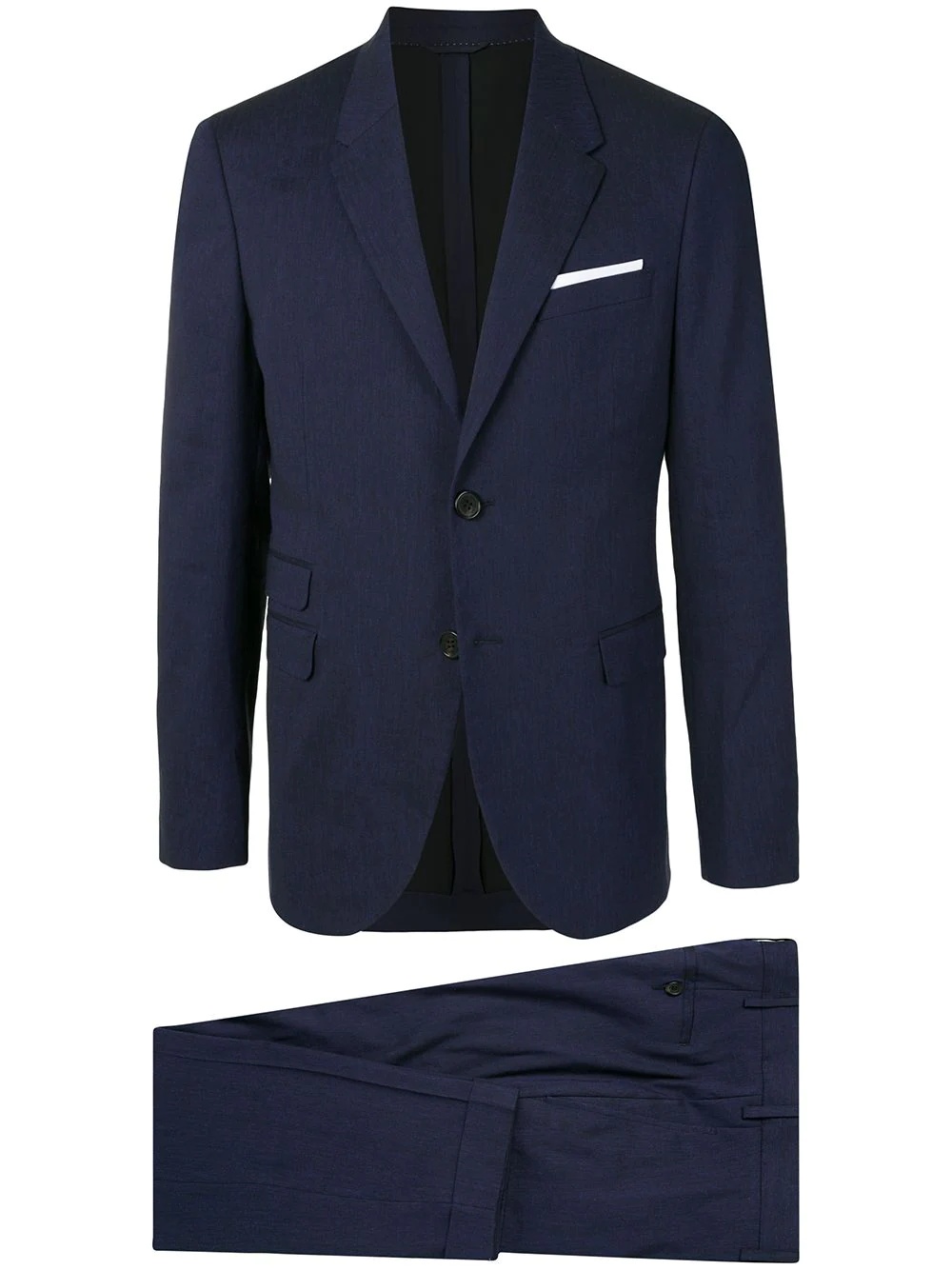 notched lapels tailored suit - 1