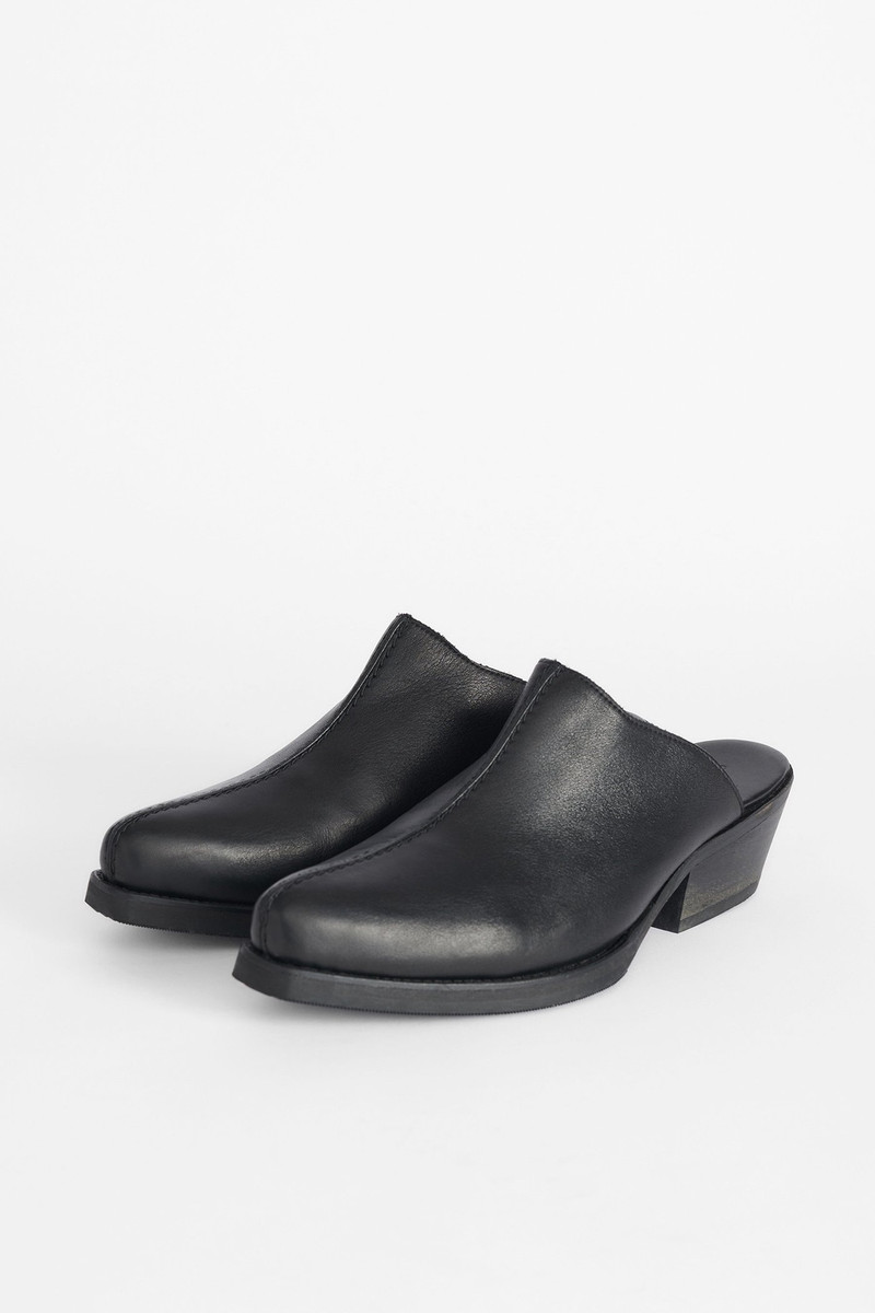 Mule Slip On Black 5