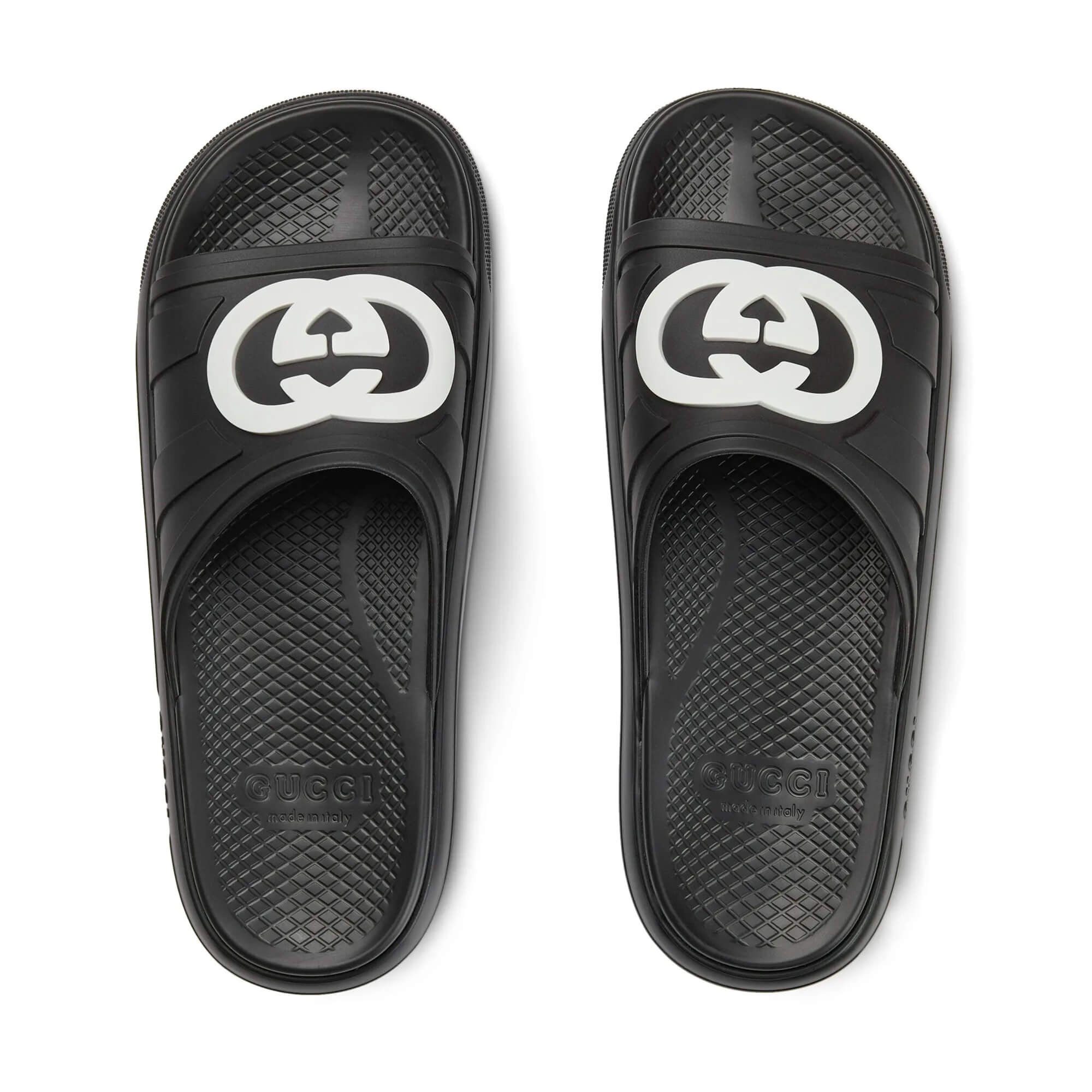 Gucci Interlocking G Slide Sandals - 3