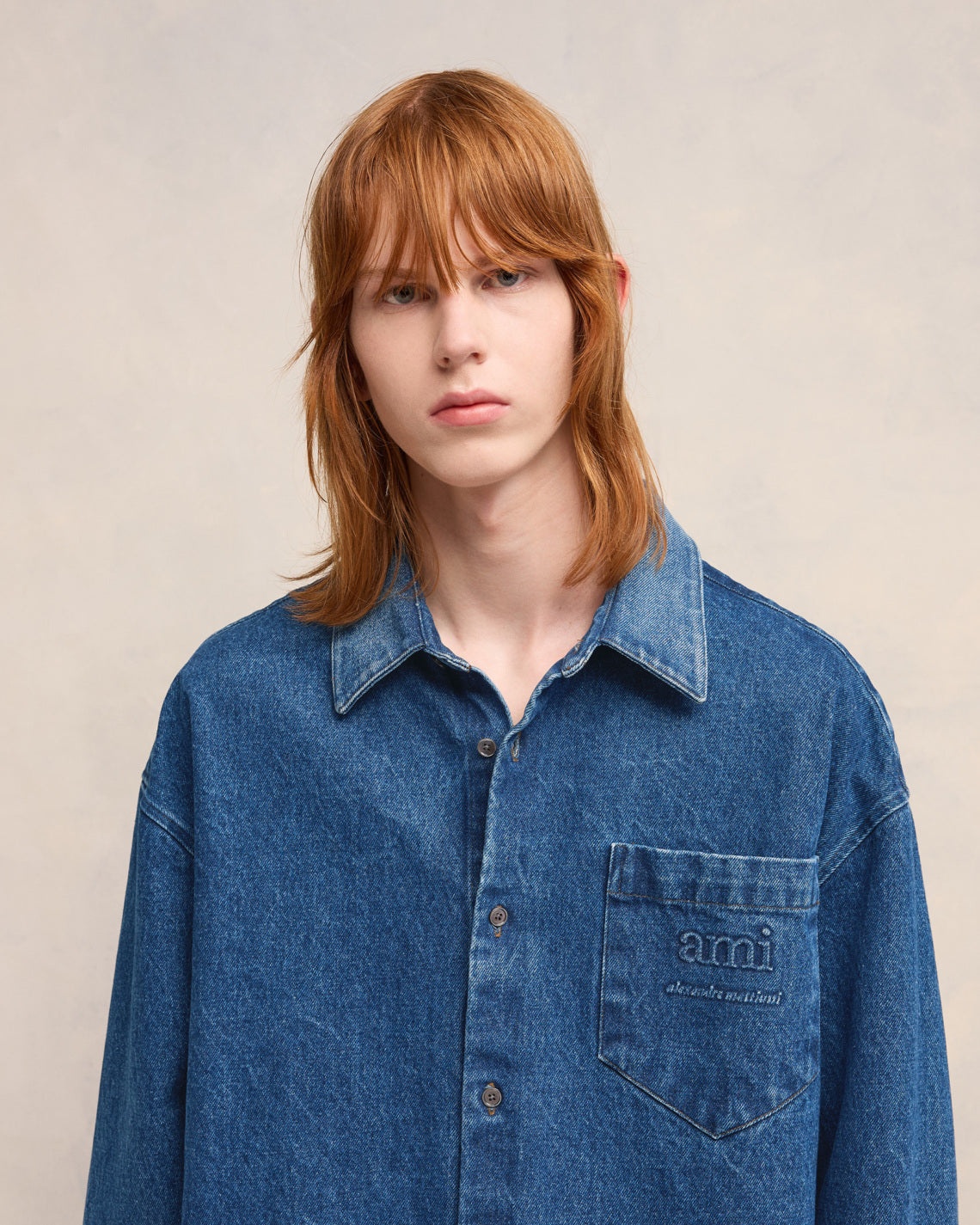 AMI DENIM SHIRT - 4