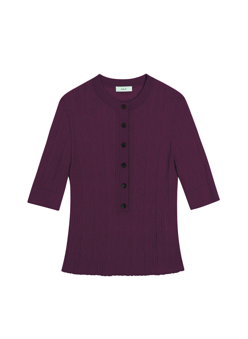 Fisher Fine Cotton Knit Top 1