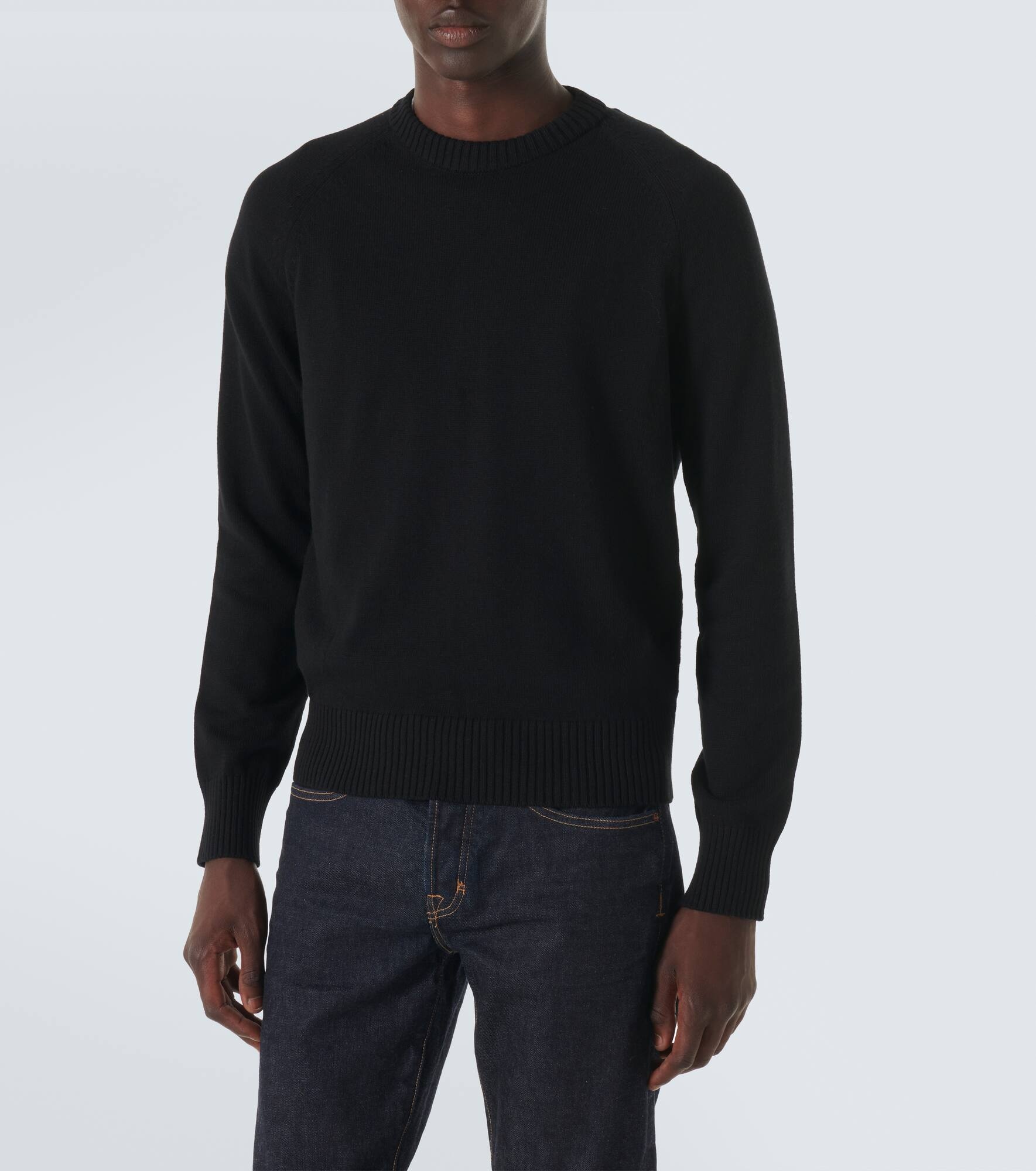 Cotton and cashmere sweater - 3