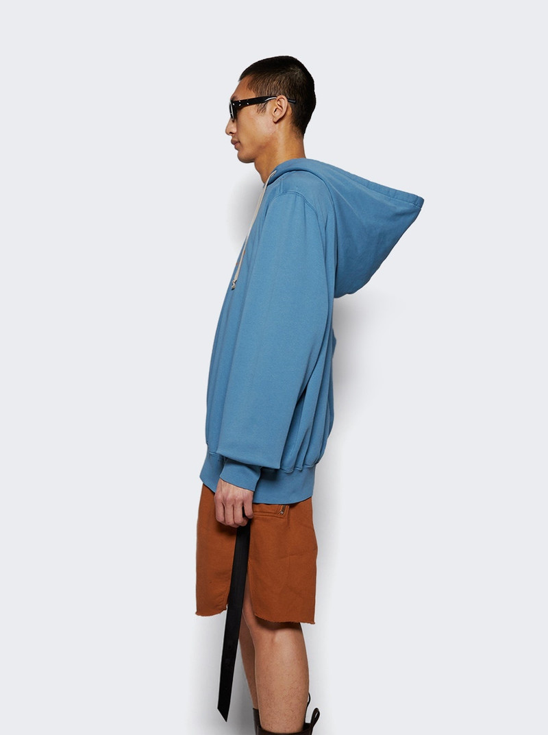 Rick Owens DRKSHDW Oversized Hoodie Toothpaste And Orange outlook