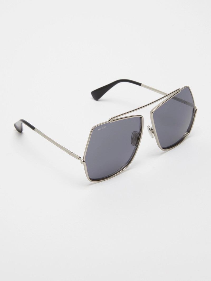Max Mara Oversized square sunglasses - DARK GREY outlook