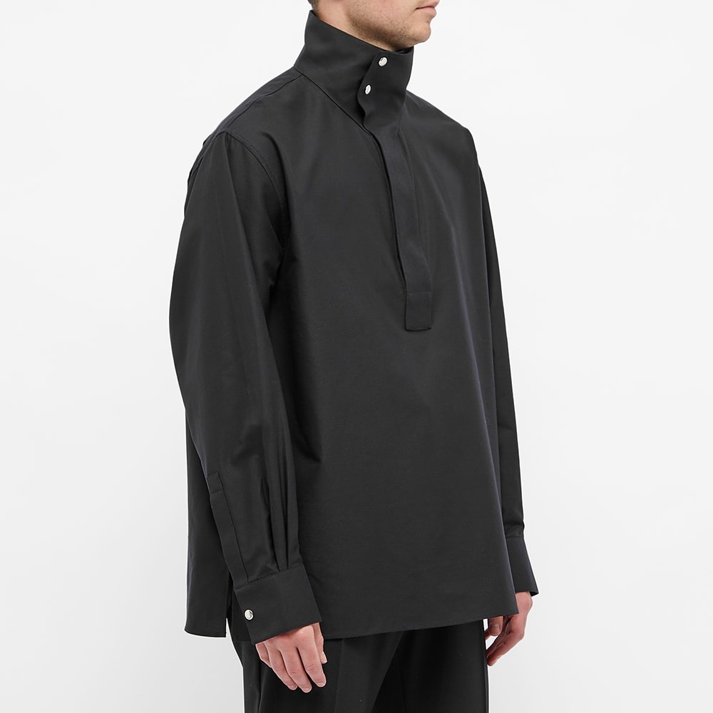 Givenchy Funnel Neck Oversized Shirt - 3