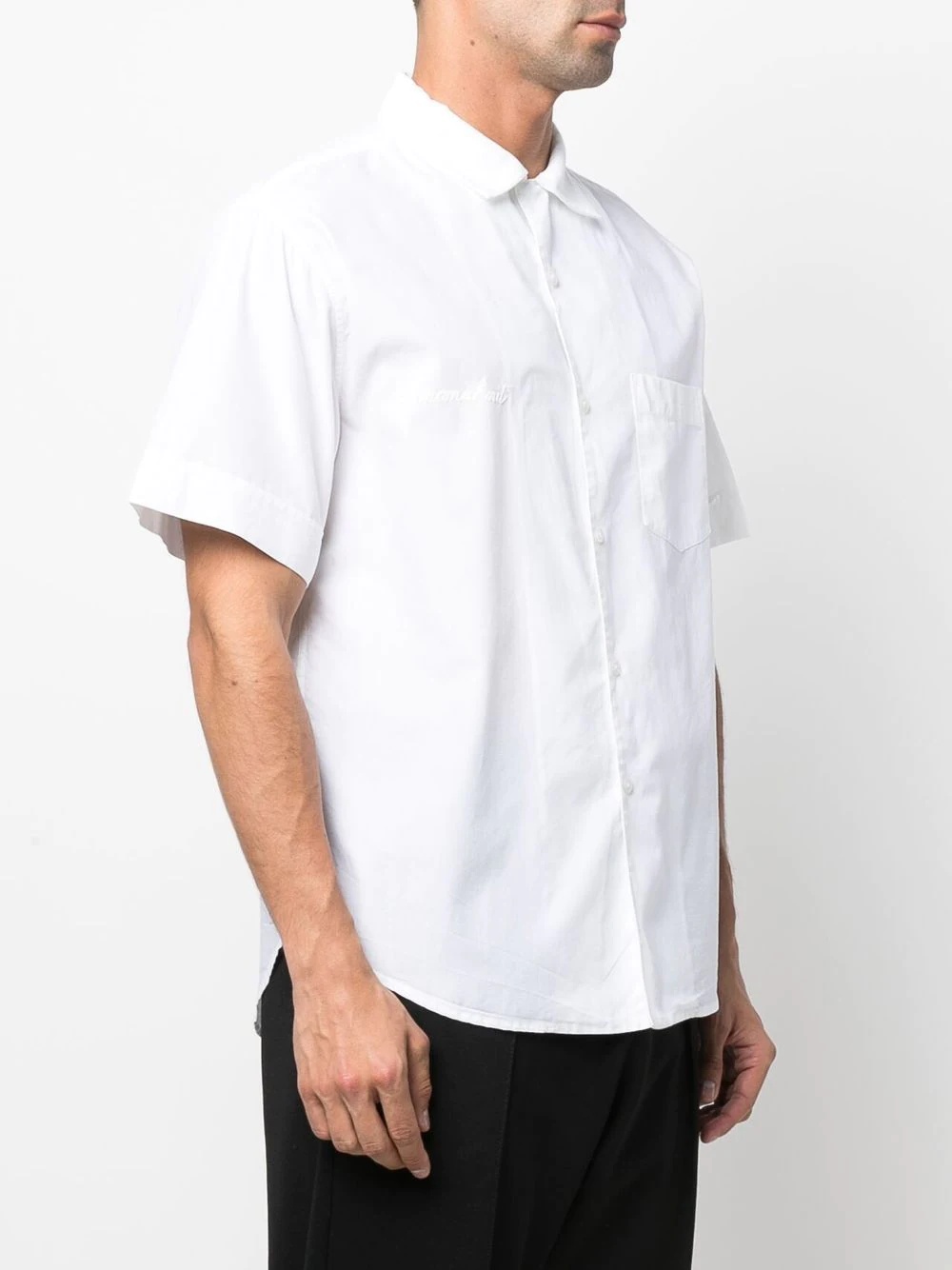 logo-print short sleeve shirt - 4